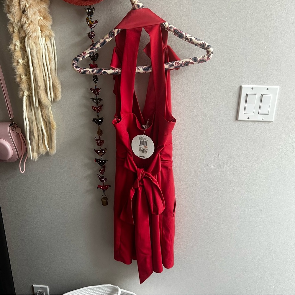 Coral BCBG Mini dress.